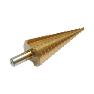 Burghiu conic in 15 trepte 4-32mm din otel 4241 HSS pentru metal, aluminiu, lemn, plastic, alama Crownman - imagine 4