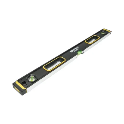 Nivela aluminiu magnetica 800mm, 3 bule de nivel, 2 manere Crownman - imagine 3