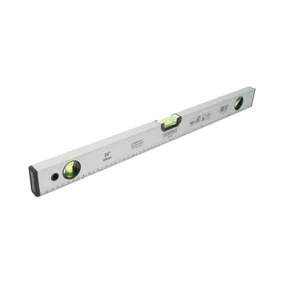 Nivela aluminiu magnetica 600mm, 3 bule de nivel, rigla gradata 0-60cm Crownman - imagine 3