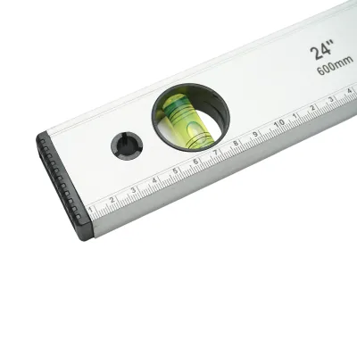 Nivela aluminiu magnetica 600mm, 3 bule de nivel, rigla gradata 0-60cm Crownman - imagine 6