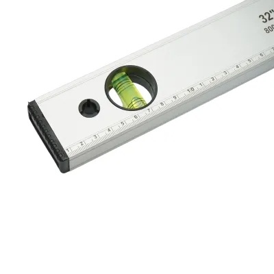 Nivela aluminiu magnetica 800mm, 3 bule de nivel, rigla gradata 0-80cm Crownman - imagine 6