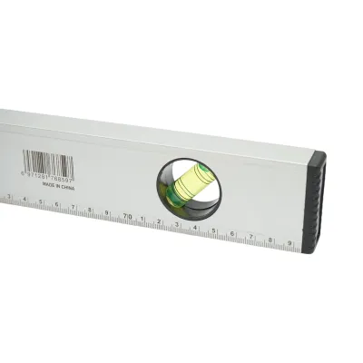 Nivela aluminiu magnetica 800mm, 3 bule de nivel, rigla gradata 0-80cm Crownman - imagine 7