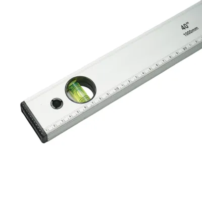Nivela aluminiu magnetica 1000mm, 3 bule de nivel, rigla gradata 0-100cm Crownman - imagine 6