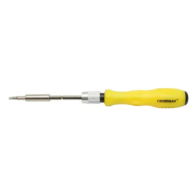 Set surubelnita de precizie cu biti, torx, hex 30 piese Crownman - imagine 4