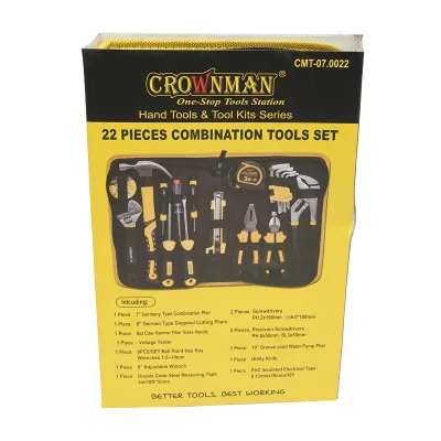 Set scule si unelte combinate 22 piese Crownman - imagine 4