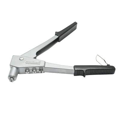 Cleste popnituri din aluminiu 260mm, 4 capete interschimbabile 2.4, 3.2, 4.0, 4.8mm profesional Crownman