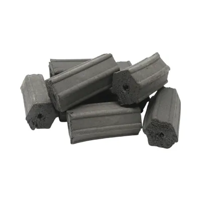 Carbune gratar brichetat hexagonal din lemn de esenta tare, ardere 5 ore 10Kg THOR - imagine 2