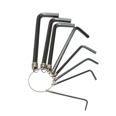 Set 8 chei imbus hexagonale 1.5-6mm, otel carbon HRC 48-52 Crownman - imagine 2