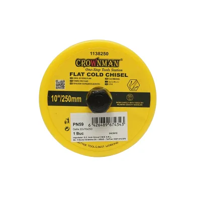 Dalta plata pentru metal cu maner de protectie 22x16x250mm Crownman - imagine 3