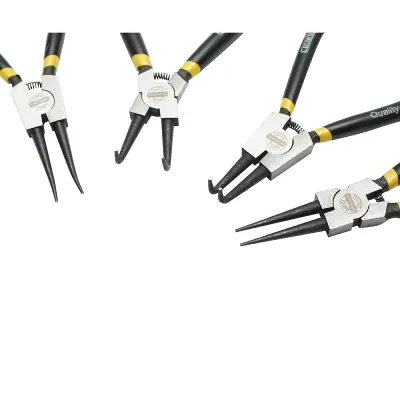 Set clesti sigurante seeger varf curbat interior/exterior, varf drept interior/exterior 180mm Crownman - imagine 3