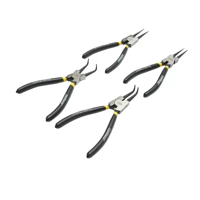 Set clesti sigurante seeger varf curbat interior/exterior, varf drept interior/exterior 180mm Crownman - imagine 2