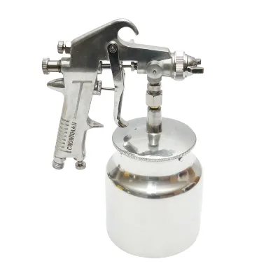 Pistol de vopsit cu aer comprimat 750ml, consum aer 3.5-8CFM, duza 1.5mm, presiune max. 5 bar Crownman - imagine 3