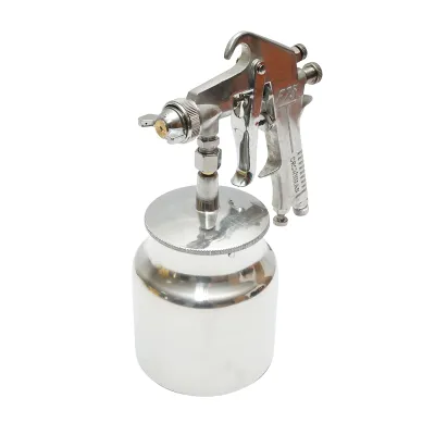 Pistol de vopsit cu aer comprimat 750ml, consum aer 3.5-8CFM, duza 1.5mm, presiune max. 5 bar Crownman