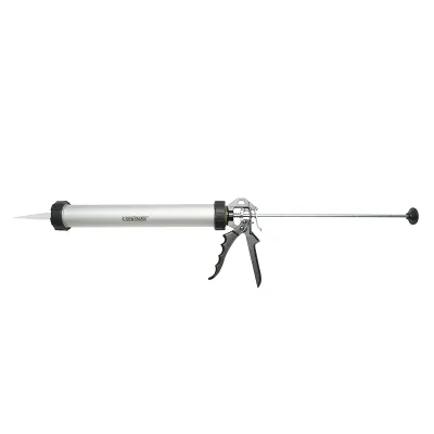 Pistol profesional aluminiu 380mm pentru silicon tip salam 600ml Crownman - imagine 2