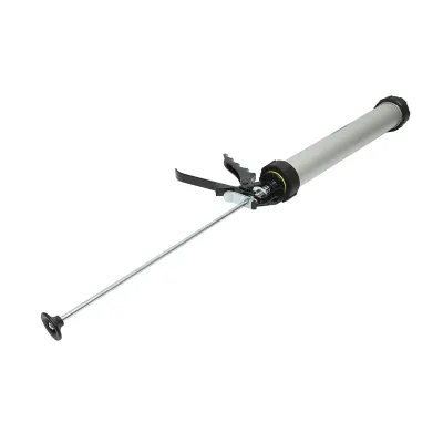 Pistol profesional aluminiu 380mm pentru silicon tip salam 600ml Crownman - imagine 4