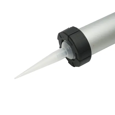 Pistol profesional aluminiu 380mm pentru silicon tip salam 600ml Crownman - imagine 5