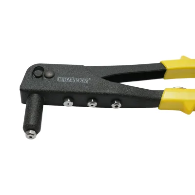 Cleste popnituri din otel 250mm, 4 capete interschimbabile 2.4, 3.2, 4.0, 4.8mm profesional Crownman - imagine 3