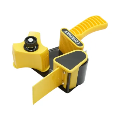 Dispenser manual banda adeziva/scotch 50mm cu taietor pentru ambalare Crownman - imagine 3