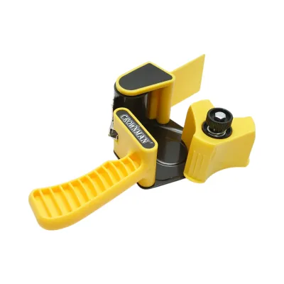 Dispenser manual banda adeziva/scotch 50mm cu taietor pentru ambalare Crownman - imagine 4