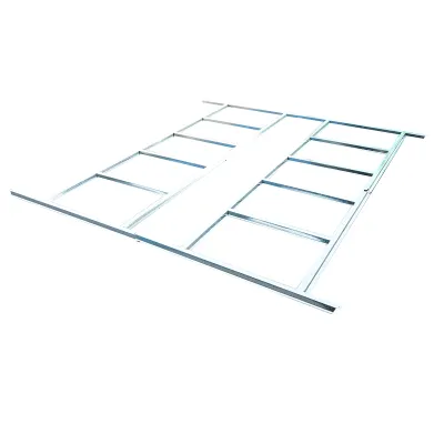 Fundatie metalica cadru otel zincat 0.6mm pentru magazie de gradina 259x257x212cm