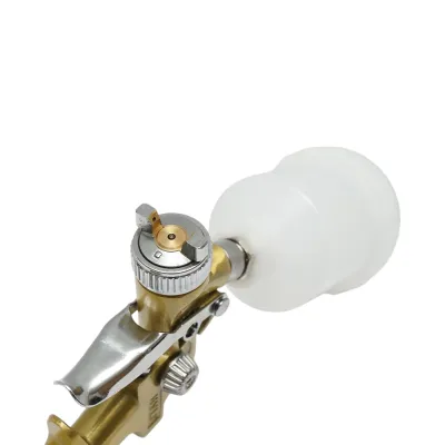 Pistol de vopsit cu aer comprimat 100ml, debit 70-110ml/min, duza 0.8mm, presiune max. 3.5 bar Crownman - imagine 5