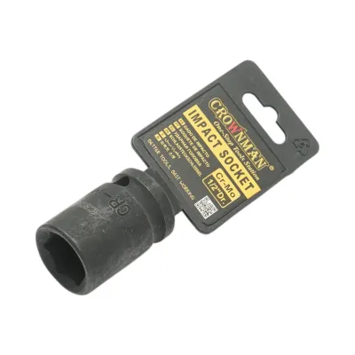 Cheie tubulara de impact 17mm, patrat 1/2 inch Cr-Mo Crownman - imagine 3