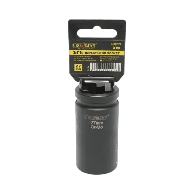 Cheie tubulara de impact lunga 27mm, patrat 3/4 inch Cr-Mo Crownman