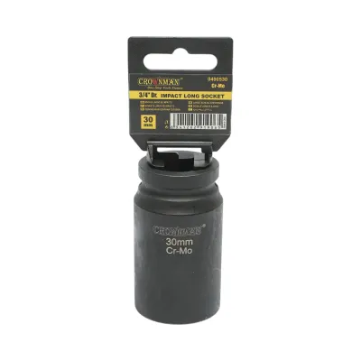 Cheie tubulara de impact lunga 30mm, patrat 3/4 inch Cr-Mo Crownman