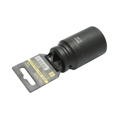 Cheie tubulara de impact lunga 34mm, patrat 3/4 inch Cr-Mo Crownman - imagine 3
