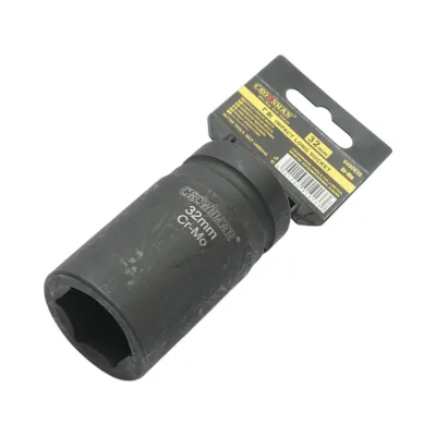Cheie tubulara de impact lunga 32mm, patrat 1 inch Cr-Mo Crownman - imagine 2