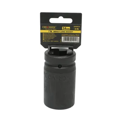 Cheie tubulara de impact lunga 34mm, patrat 1 inch Cr-Mo Crownman