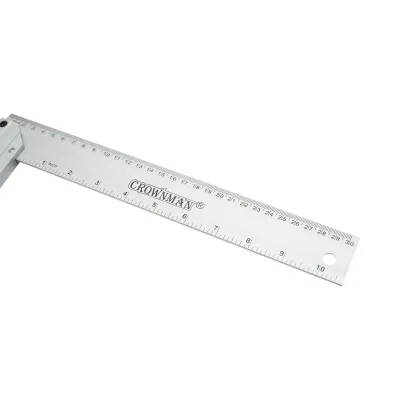 Echer tamplarie din aluminiu cu nivela 300mm/12 inch Crownman - imagine 5