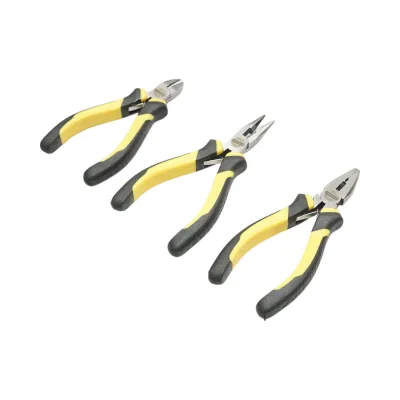 Set 3 mini clesti patent combinat, sfic, varf ascutit 115mm Crownman - imagine 3