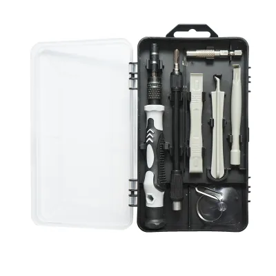 Trusa surubelnite de precizie biti, torx, cruce, hexagonal pentru electronice 115 piese - imagine 2