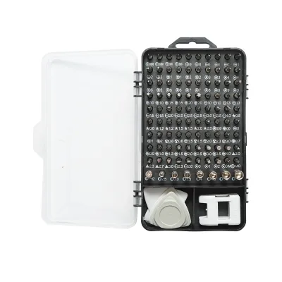 Trusa surubelnite de precizie biti, torx, cruce, hexagonal pentru electronice 120 piese - imagine 2