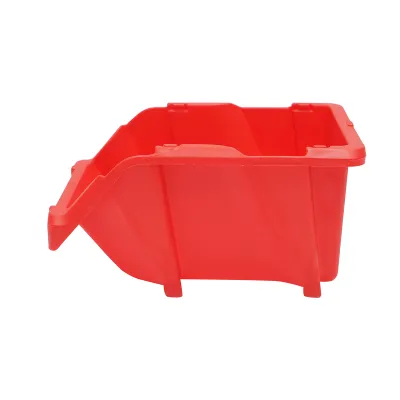 Cutie plastic depozitare rosie 195x125x95mm - imagine 3
