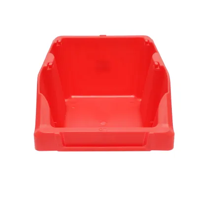 Cutie plastic depozitare rosie 295x195x130mm - imagine 2