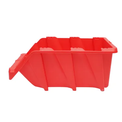 Cutie plastic depozitare rosie 360x215x155mm - imagine 2