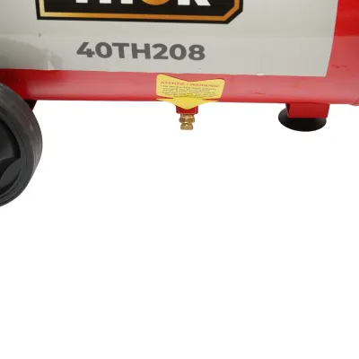 Compresor aer 24L, putere motor 1.5KW/2CP, presiune maxima 8 bar, volum aer aspirat 195L THOR - imagine 9