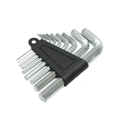 Set 9 chei imbus hexagonale 1.5-10mm din otel forjat tratat termic - imagine 2