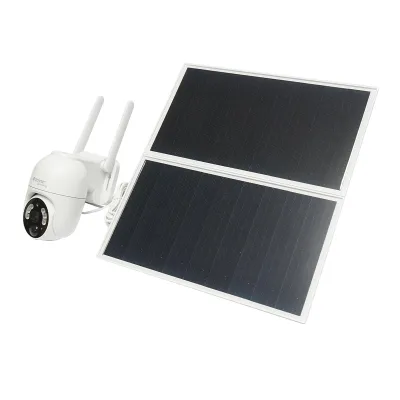 Camera supraveghere 2MP cu panou solar si baterie 18000mAh, cartela sim 4G, rotativa 360 grade PTZ, detectie umana PIR si aplicatie Ubox