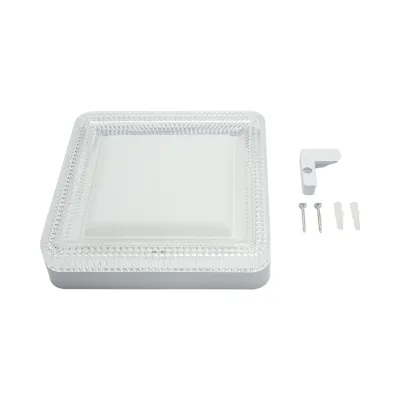 Plafoniera LED rotunda 24W, 220V lumina rece 6500K 180x180x40mm IP20 - imagine 5