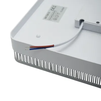 Plafoniera LED rotunda 24W, 220V lumina rece 6500K 180x180x40mm IP20 - imagine 6
