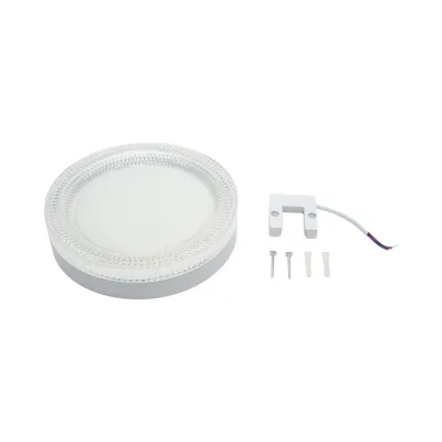 Plafoniera LED rotunda 24W, 220V lumina reglabila 3CCT 3000K/4000K/6500K 180x40mm IP20 - imagine 5