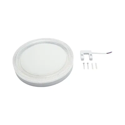 Plafoniera LED rotunda 36W, 220V lumina reglabila 3CCT 3000K/4000K/6500K 230x40mm IP20 - imagine 5