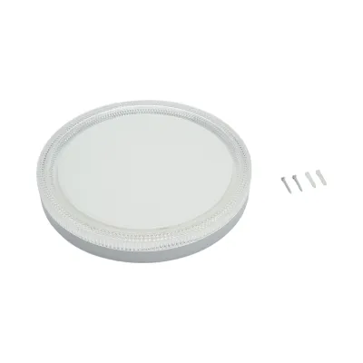 Plafoniera LED rotunda 48W, 220V lumina reglabila 3CCT 3000K/4000K/6500K 300x40mm IP20 - imagine 5