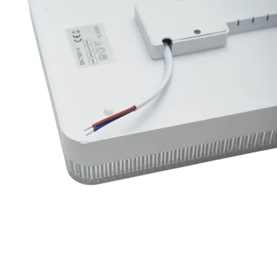 Plafoniera LED patrata 24W, 220V lumina reglabila 3CCT 3000K/4000K/6500K 180x180x40mm IP20 - imagine 6