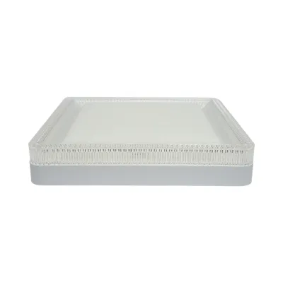 Plafoniera LED patrata 36W, 220V lumina reglabila 3CCT 3000K/4000K/6500K 230x230x40mm IP20 - imagine 6