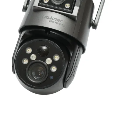 Camera supraveghere lentila duala 6 MP, 4G cu panou solar, baterie 10000 mAh, 360 grade PTZ, detectie umana PIR, night vision si aplicatie Ubox - imagine 6