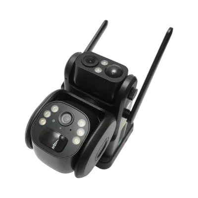 Camera supraveghere cu lentila duala 6MP, 4G cu panou solar, baterie 9000 mAh, PTZ control, senzor miscare, detectie umana PIR, night vision si aplicatie Ubox - imagine 6